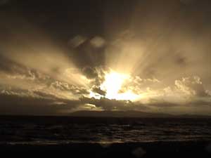 Sunset off Alameda
