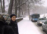 At the Bus Stop