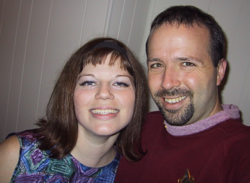 Kate looks more Trek (original) than I do here.